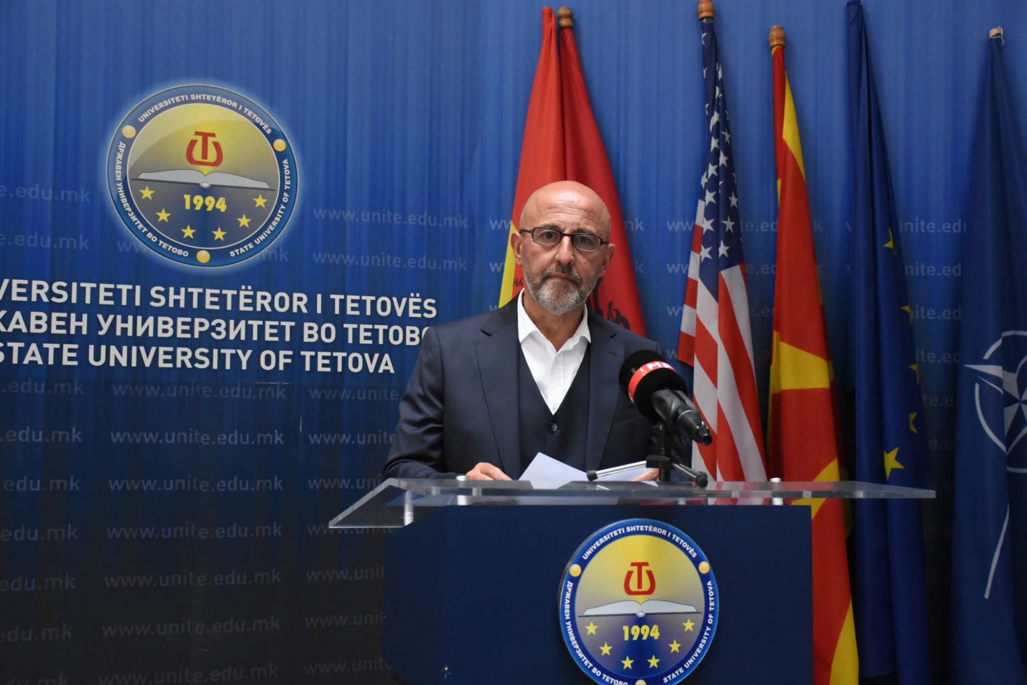 Prof  Dr  Kushtrim Ahmeti u zgjodh Rektor i Universitetit të Tetovës